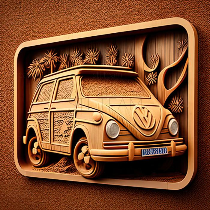 3D модель Volkswagen Гол (STL)